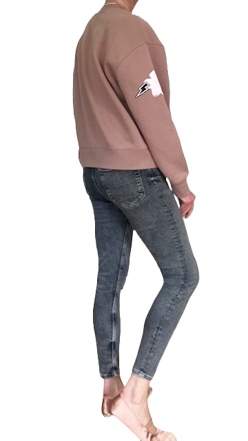 Floral and Star Spangled Sweatshirt