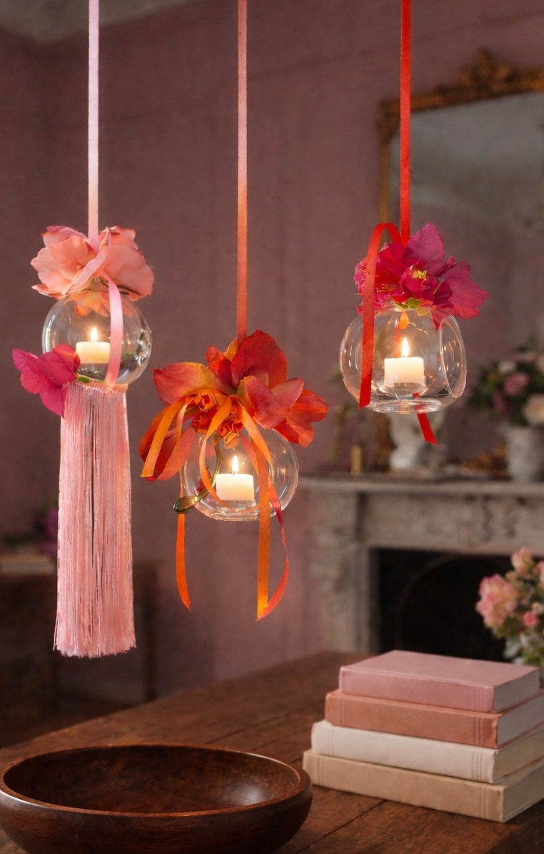 Vibrant Handmade Tea Light Set : Limited Edition